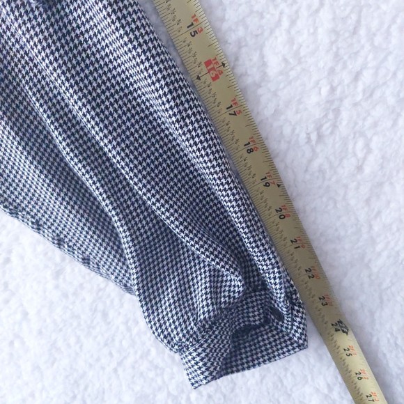 Jane and Delancey Black & White Houndstooth Long Sleeve Top Women's Sz 2X - Picture 10 of 15